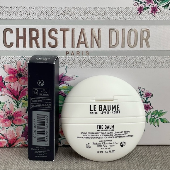 DiOR Set⭐️🎁Gift Box🎁Full-Size Dior Le Baume & Dior Addict🌸877 Blooming Pink - Picture 6 of 13